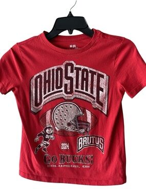 Ohio State Kids Red Graphic Tee - Brutus Design
